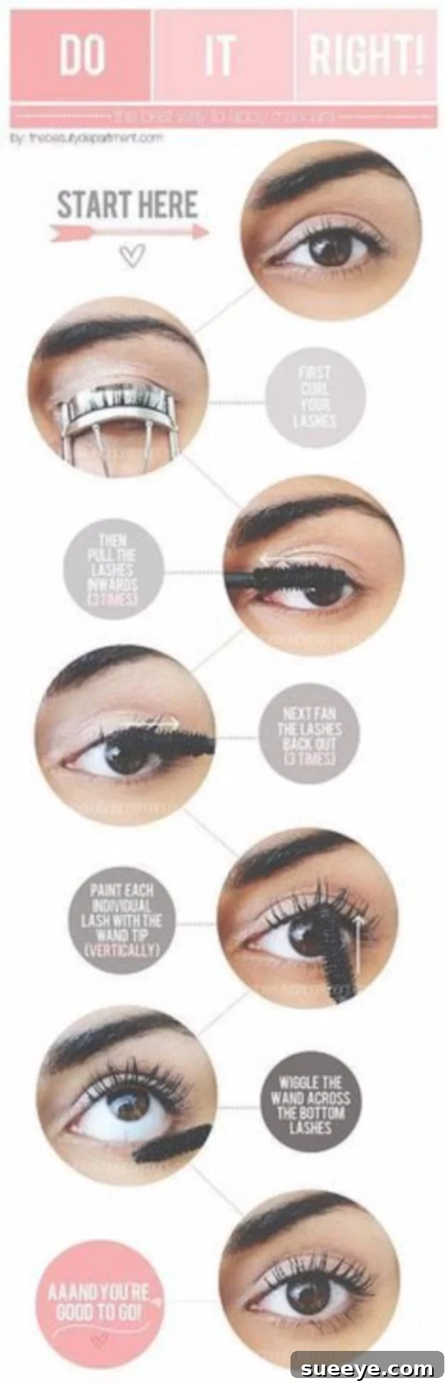 DIY Beauty Hack: Apply Mascara Perfectly for long, voluminous, and separated lashes