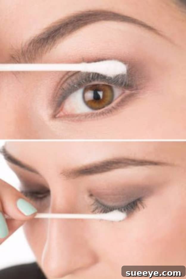 DIY Beauty Hack: Thicken Lashes With Baby Powder for added volume and length