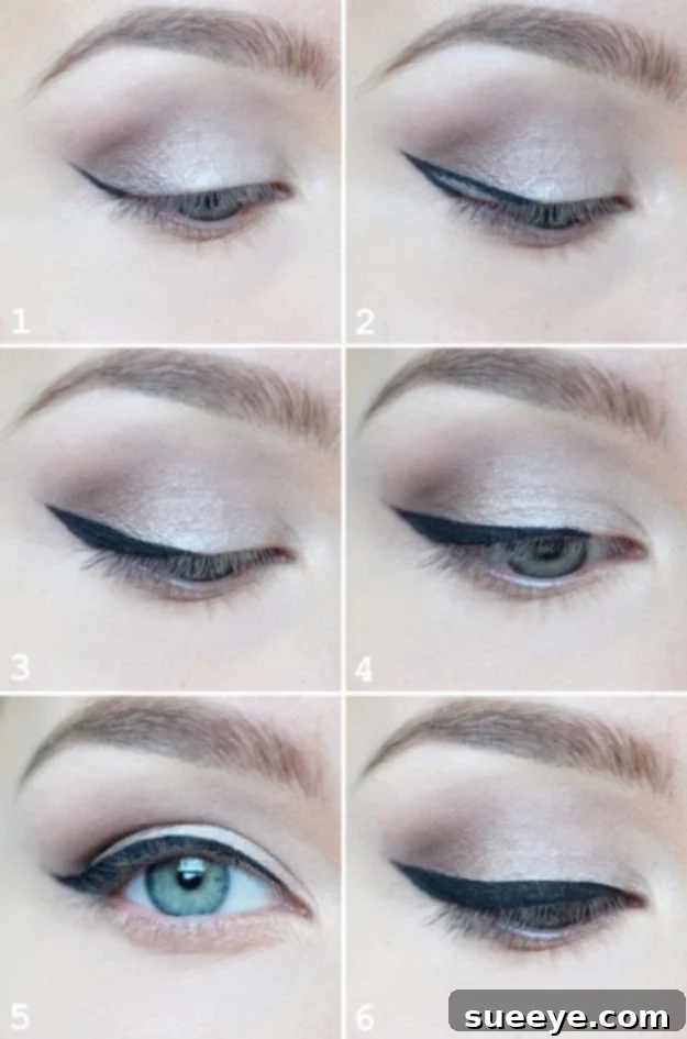 DIY Beauty Hack: Perfect Cat's Eye Everytime for a flawless and sharp winged liner