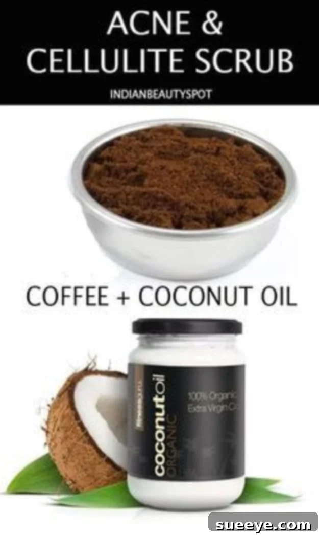 DIY Beauty Hack: Banish Cellulite With Coffee Scrub for smoother skin
