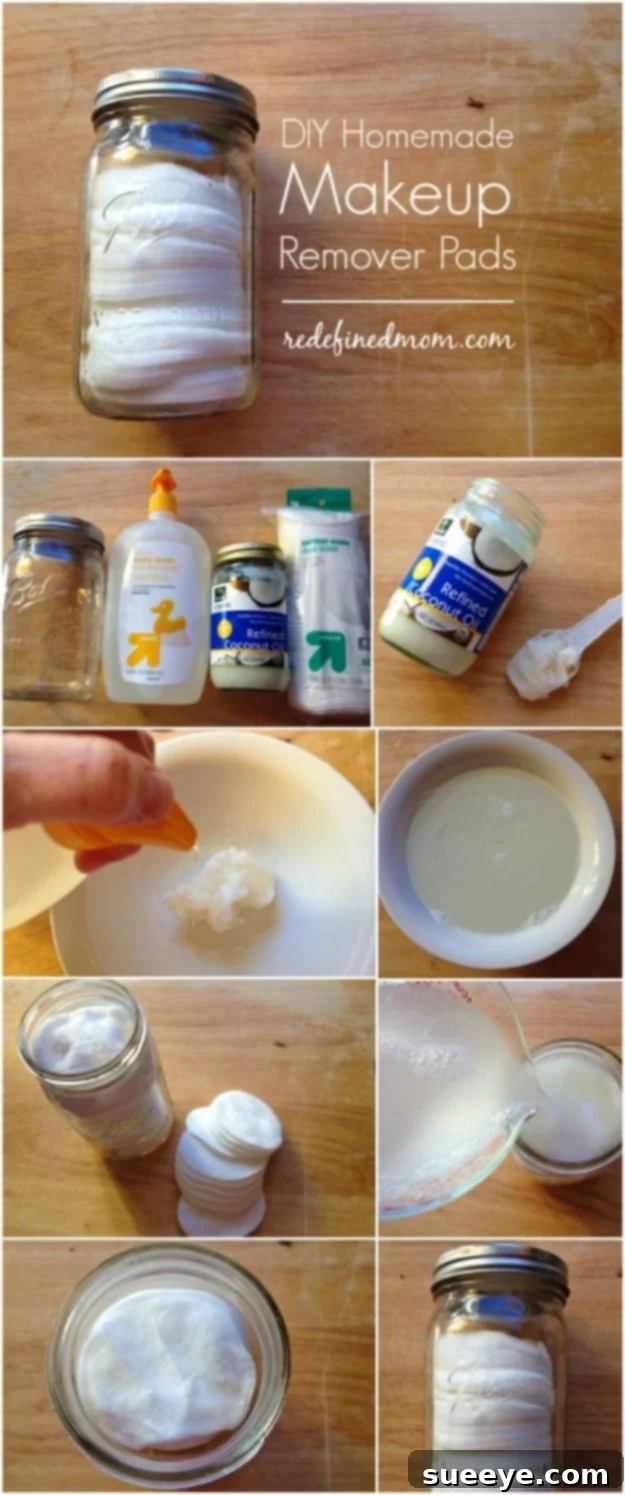 DIY Beauty Hack: DIY Homemade Makeup Remover Pads for gentle and effective makeup removal