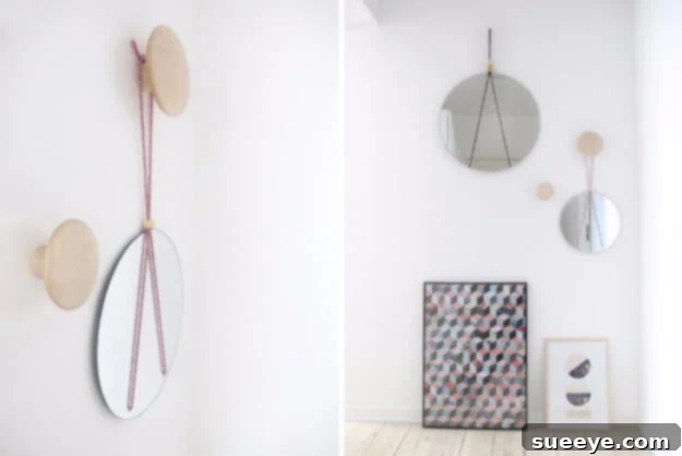 DIY Modern Mirror - Minimalist Design DIY modern mirror with sleek lines for contemporary decor