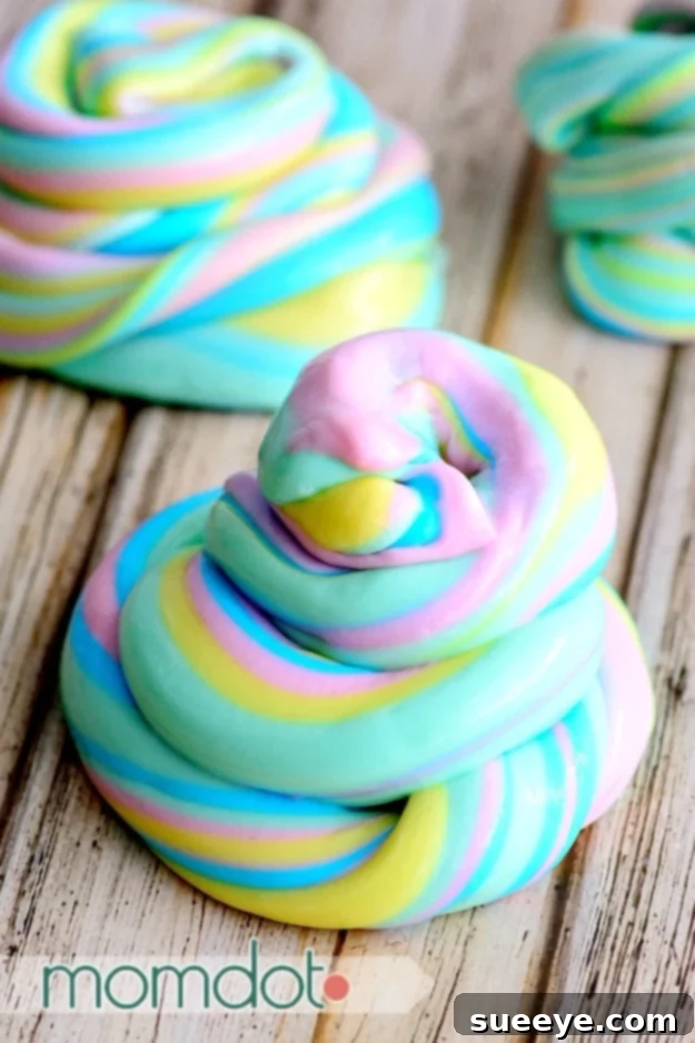 Unicorn Poop Slime: A Colorful & Squishy DIY Kids Craft DIY Unicorn Poop Slime Recipe - Engaging Sensory Craft for Children - Easy Homemade Slime Tutorial for Kids