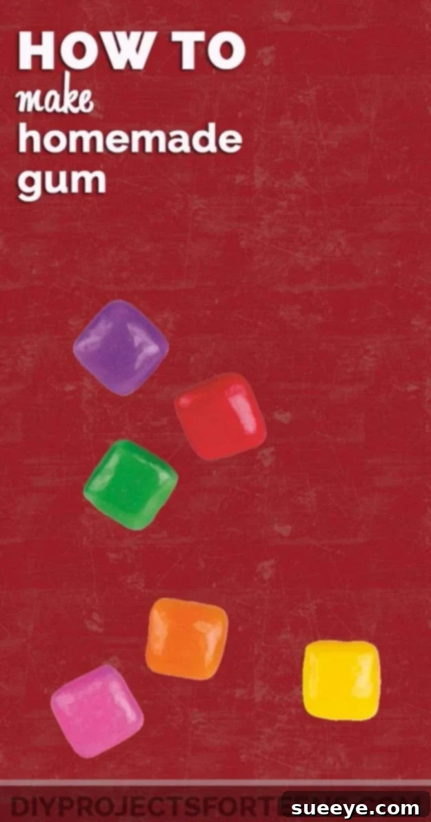 Homemade Gum: A Sweet & Exciting DIY Project How to Make Homemade Gum for Kids - Science Experiment & Edible Craft