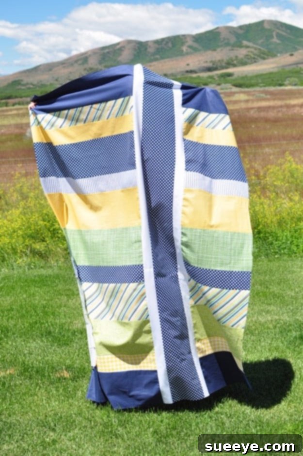 Easy Quilt Top - Great for Learning Quilting Beginner-Friendly Easy Quilt Top - Simple First Quilt Project Gift