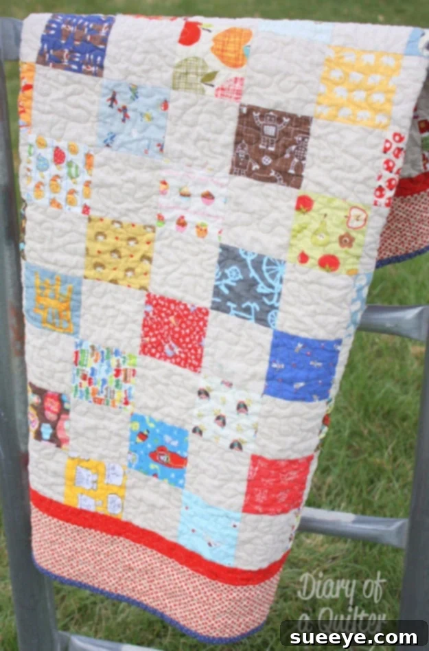 I-Spy Baby Quilt - Playful Nursery Gift Idea Engaging I-Spy Baby Quilt - Stimulating Developmental Handmade Gift