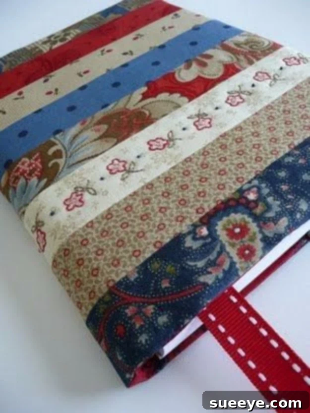 DIY Journal Cover - Creative Handmade Stationery Personalized DIY Quilted Journal Cover - Thoughtful Gift for Writers and Artists
