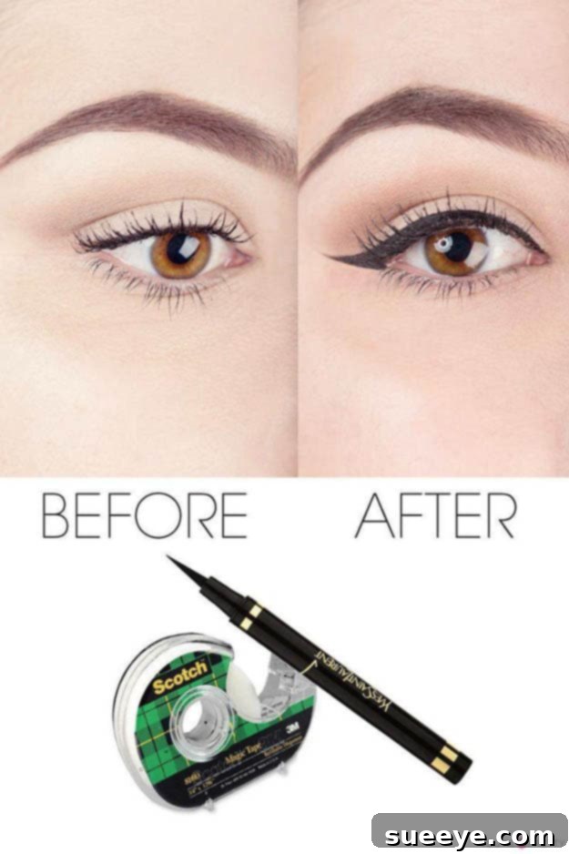 Achieve Perfect Liquid Eyeliner Perfect Your Liquid Eyeliner with a Simple Trick