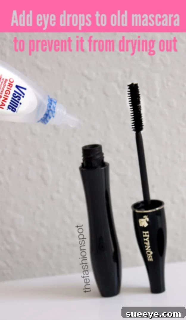 Fix Dry Mascara Extend Mascara Life with Eye Drops