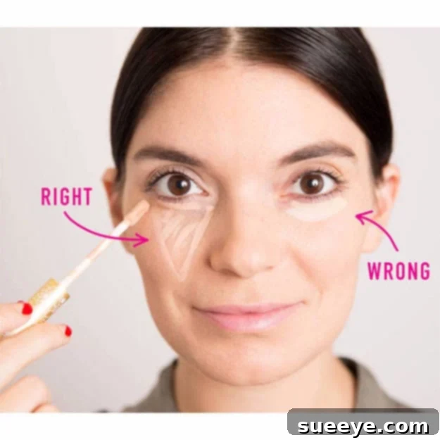 Concealer Tips and Tricks Pro Concealer Application Hack