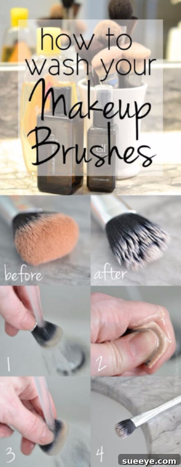 Clean Makeup Brushes Easily Easy Methods for Cleaning Makeup Brushes