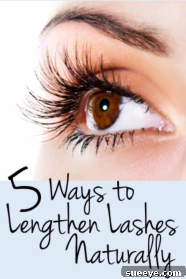 Naturally Long Lashes Natural Ways to Lengthen Eyelashes
