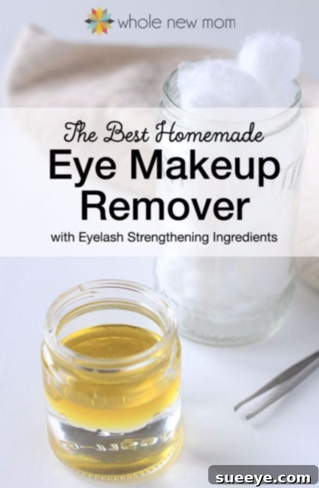 DIY Eye Makeup Remover Recipe for Homemade Eye Makeup Remover
