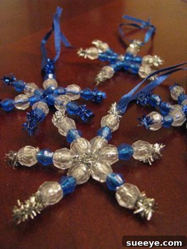 Best DIY Snowflake Decorations, Ornaments and Crafts - Beaded Snowflake Ornaments - Paper Crafts with Snowflakes, Pipe Cleaner Projects, Mason Jars and Dollar Store Ideas - Easy DIY Ideas to Decorate for Winter#winter #crafts #diy Best DIY Snowflake Decorations, Ornaments and Crafts - Beaded Snowflake Ornaments - Paper Crafts with Snowflakes, Pipe Cleaner Projects, Mason Jars and Dollar Store Ideas - Easy DIY Ideas to Decorate for Winter#winter #crafts #diy