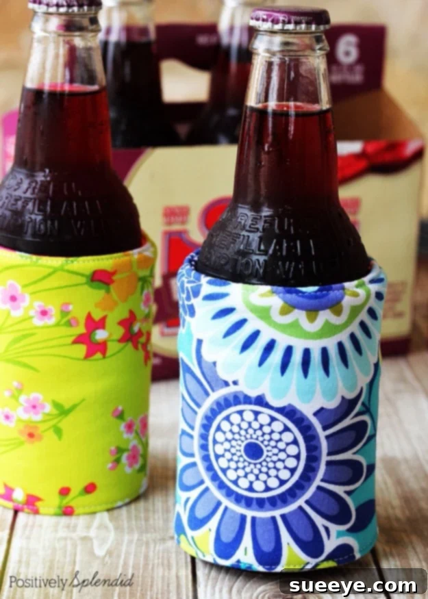 DIY Insulated Beverage Holders - Keep Drinks Cool or Warm Insulated DIY beverage holders to keep drinks at temperature