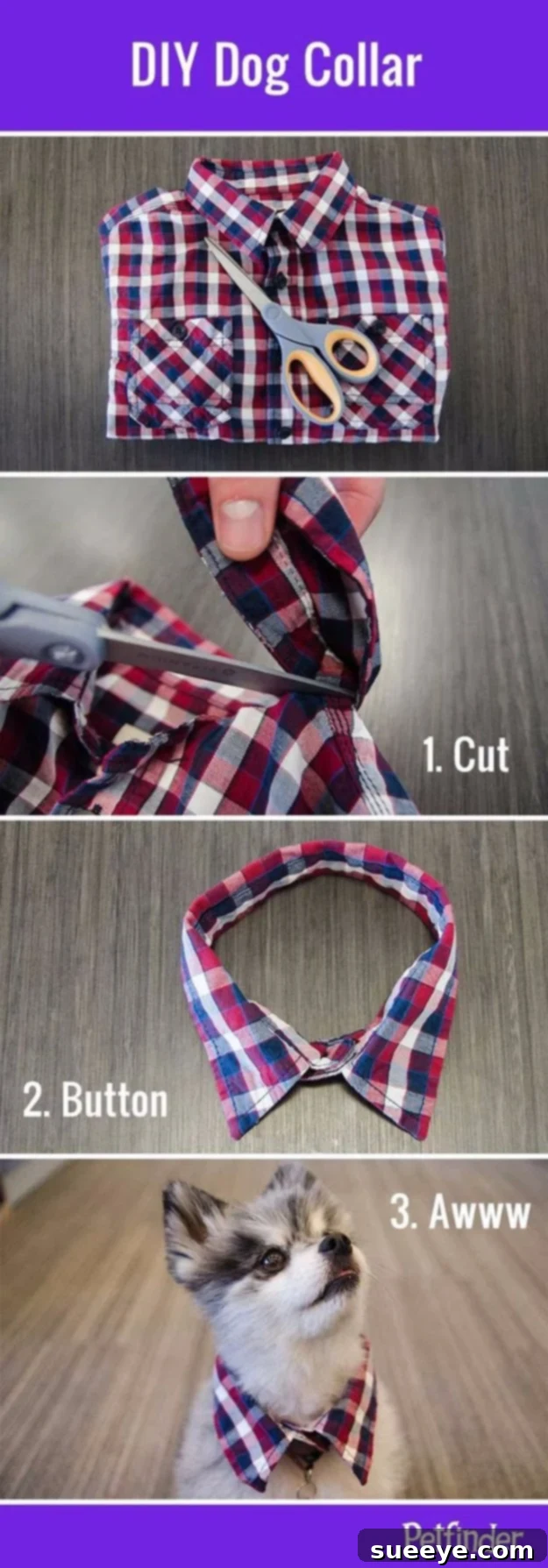 DIY Dog Collar - Personalized Pet Accessory DIY dog collar with decorative fabric, showcasing a personalized pet accessory.