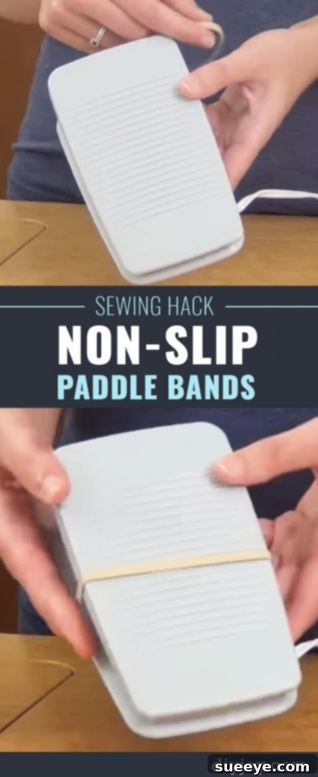 Rubber Band Sewing Hack: Achieve Perfect Seam Allowances Easily Simple Sewing Hack: Use a Rubber Band for Consistent Seam Allowances