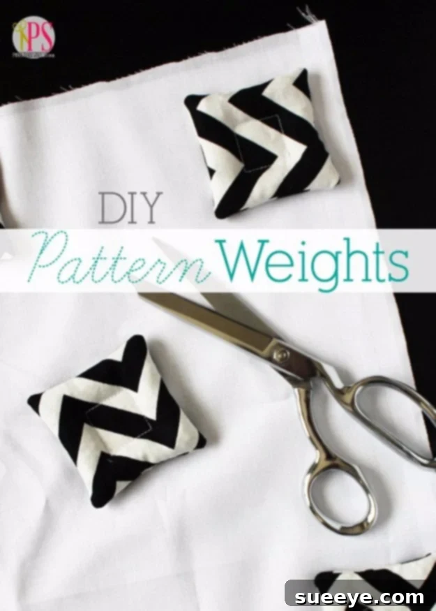DIY Pattern Weights: A Simple Solution for Fabric Cutting DIY Sewing Hack: Create Your Own Pattern Weights for Easier Fabric Cutting
