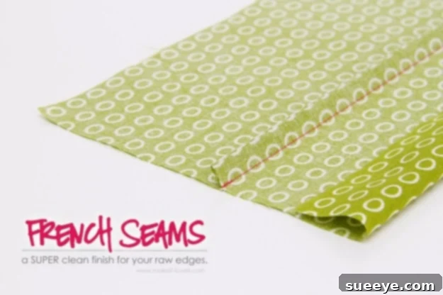 French Seams: A Clean Finish for Delicate Fabrics Sewing Technique: How to Create Clean French Seams for a Beautiful Finish