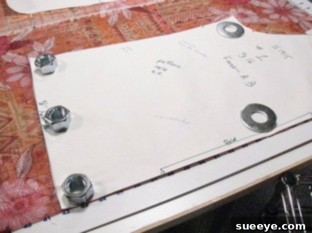 Nuts and Washers: Affordable DIY Pattern Weights for Sewing DIY Sewing Hack: How to Make Pattern Weights with Nuts and Washers