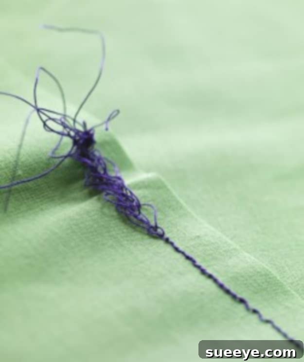 Tension Trouble Tip: Achieve Perfect Sewing Machine Stitches Sewing Machine Troubleshooting: Solving Thread Tension Problems for Perfect Stitches
