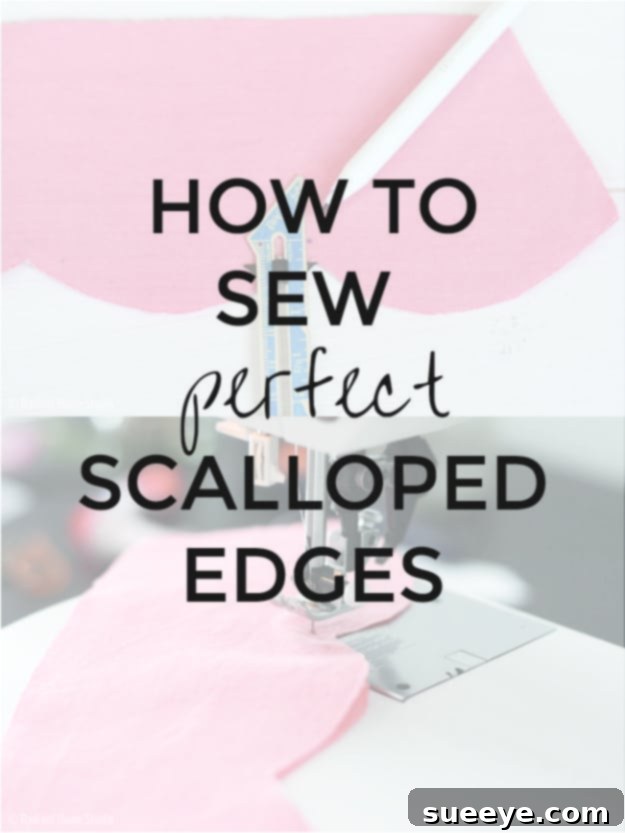 Sew Perfect Scalloped Edges: Add Elegant Details Sewing Technique: Guide to Creating Flawless Scalloped Edges on Fabric