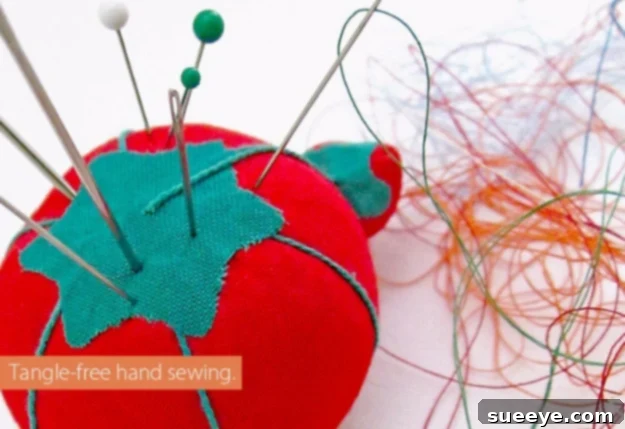 Tangle-Free Hand Sewing: Enjoy Frustration-Free Stitching Hand Sewing Hack: Prevent Thread Tangles and Knots for Smoother Stitching