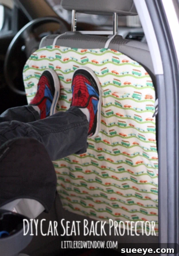 Child-Friendly DIY Car Seat Back Protector