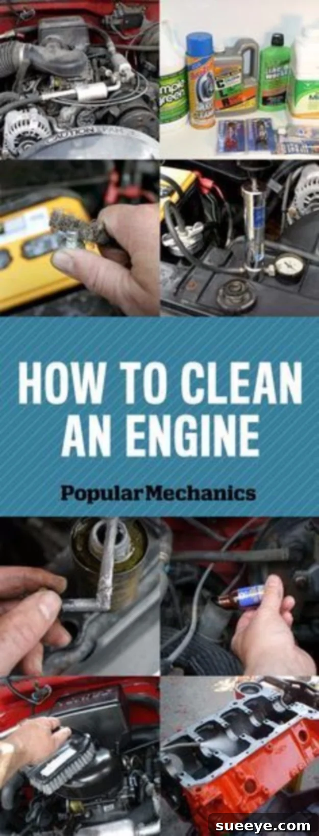 Simple DIY Car Engine Cleaning Method
