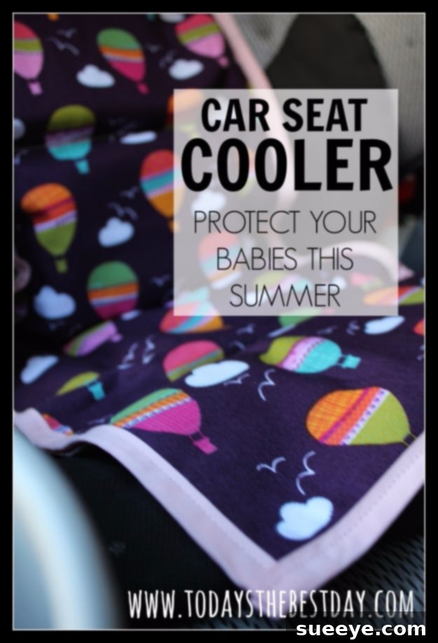 DIY Car Seat Cooler for Summer Comfort