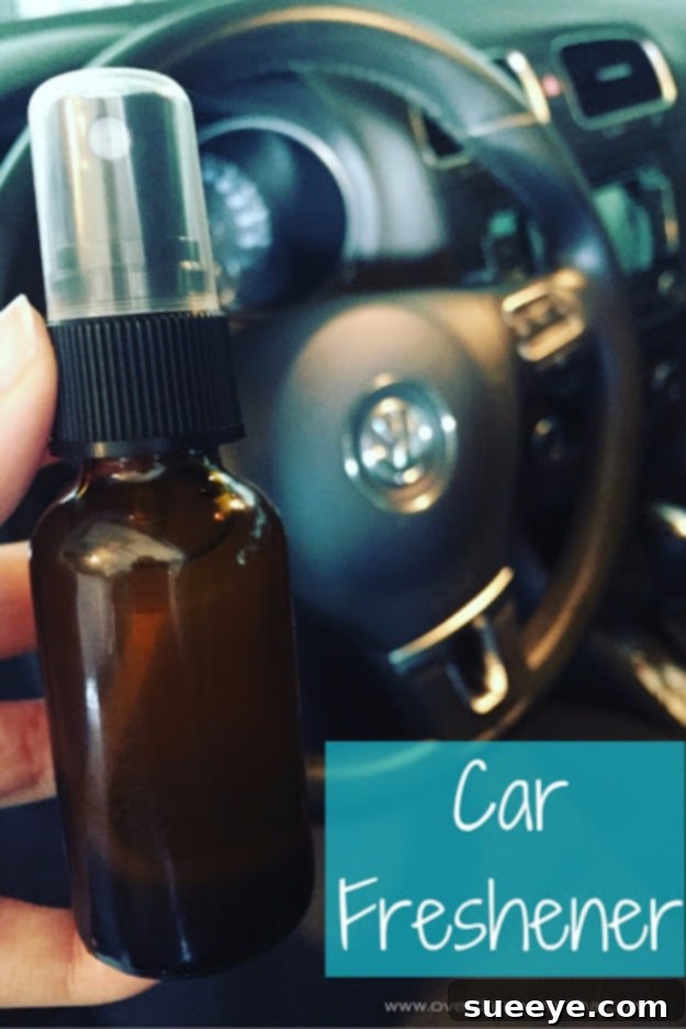 Simple Homemade Car Air Freshener Idea