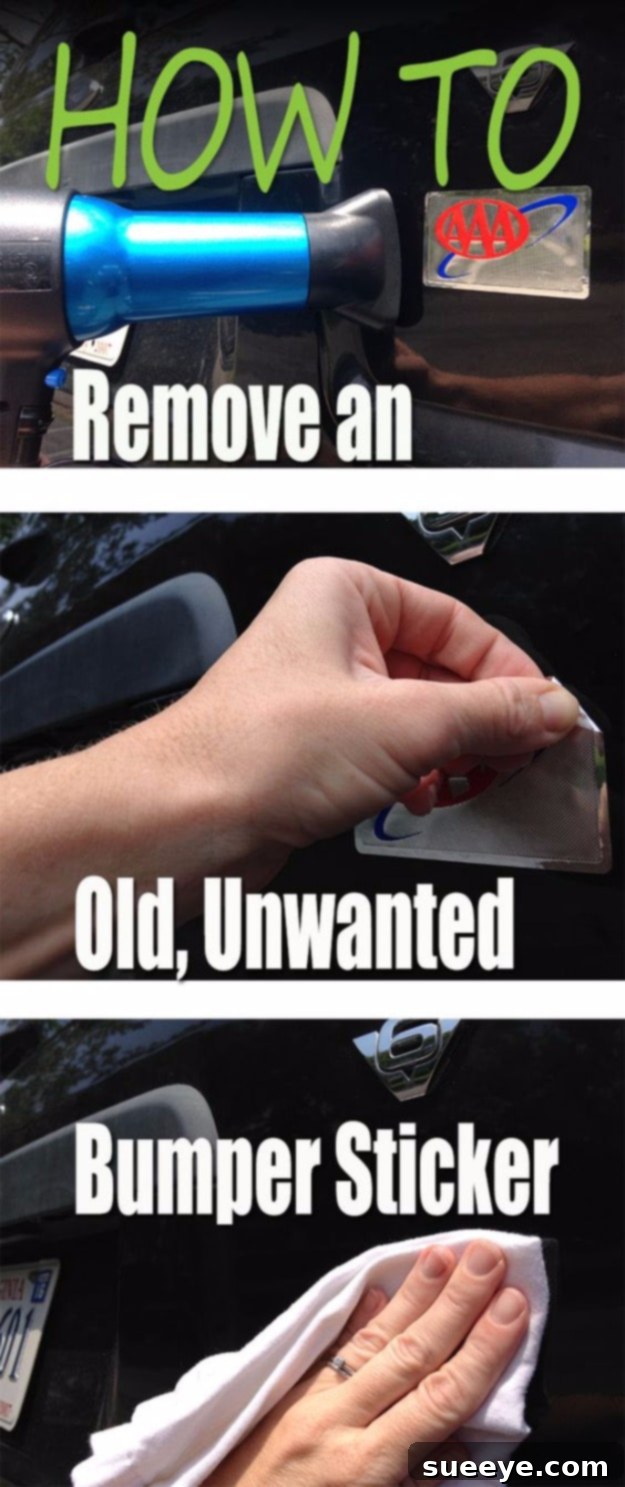 Easy Method to Remove Car Stickers
