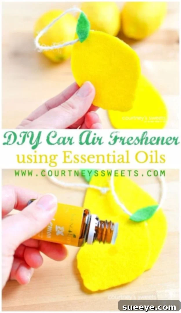 Natural Essential Oil Car Air Freshener