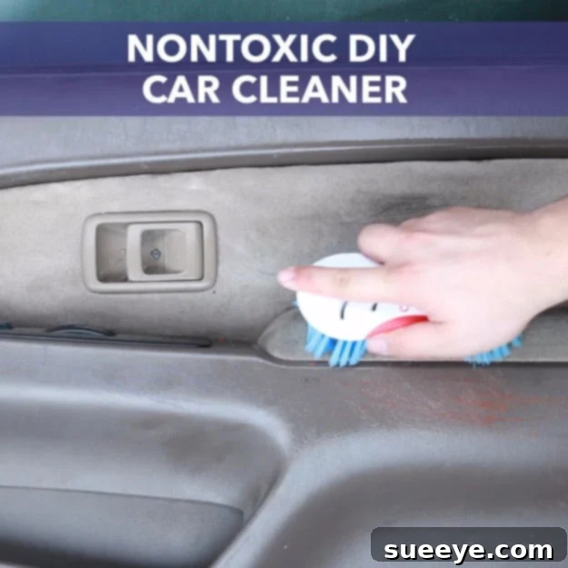 Homemade Non-Toxic Car Interior Cleaner