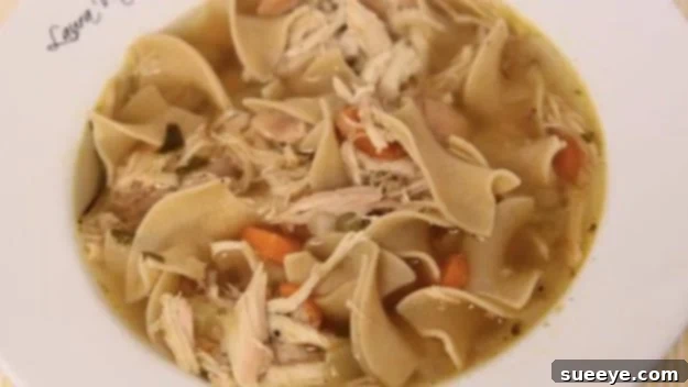 Chicken Noodle Soup - Comfort Food Chicken Noodle Soup - classic comforting and healthy recipe