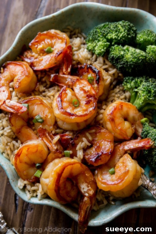 Honey Garlic Shrimp - Sweet & Savory Honey Garlic Shrimp - quick and flavorful seafood dinner