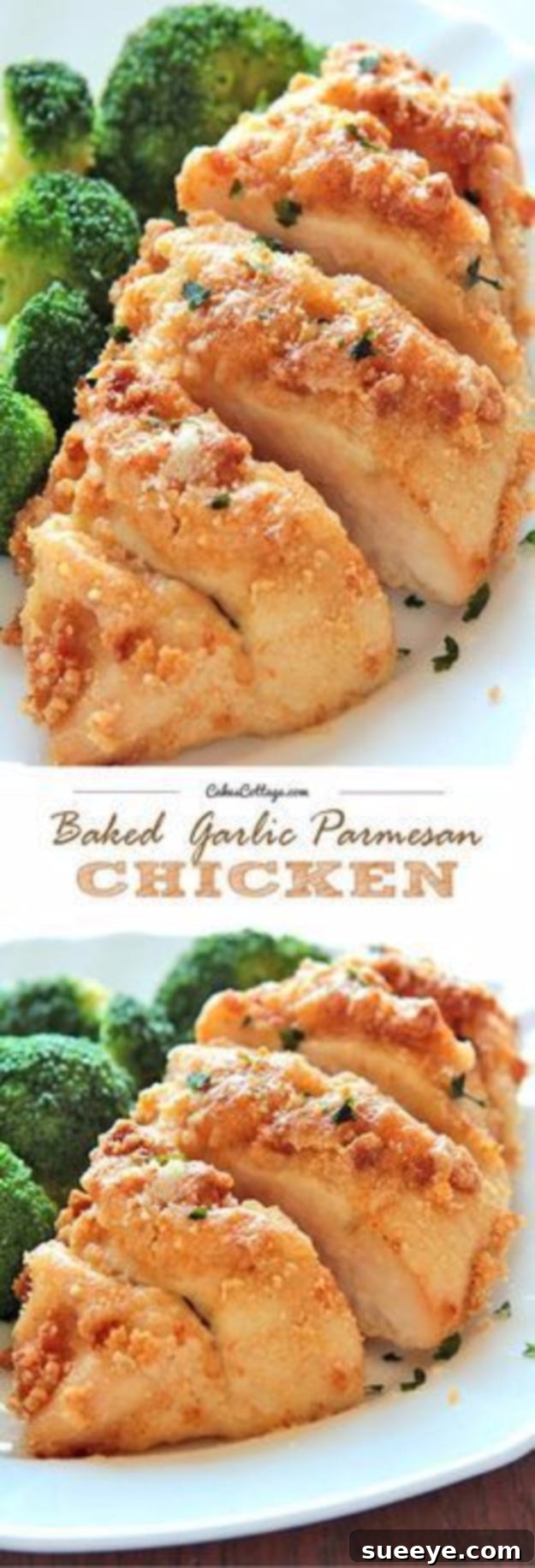 Baked Garlic Parmesan Chicken - Family Favorite Baked Garlic Parmesan Chicken - easy and flavorful family dinner