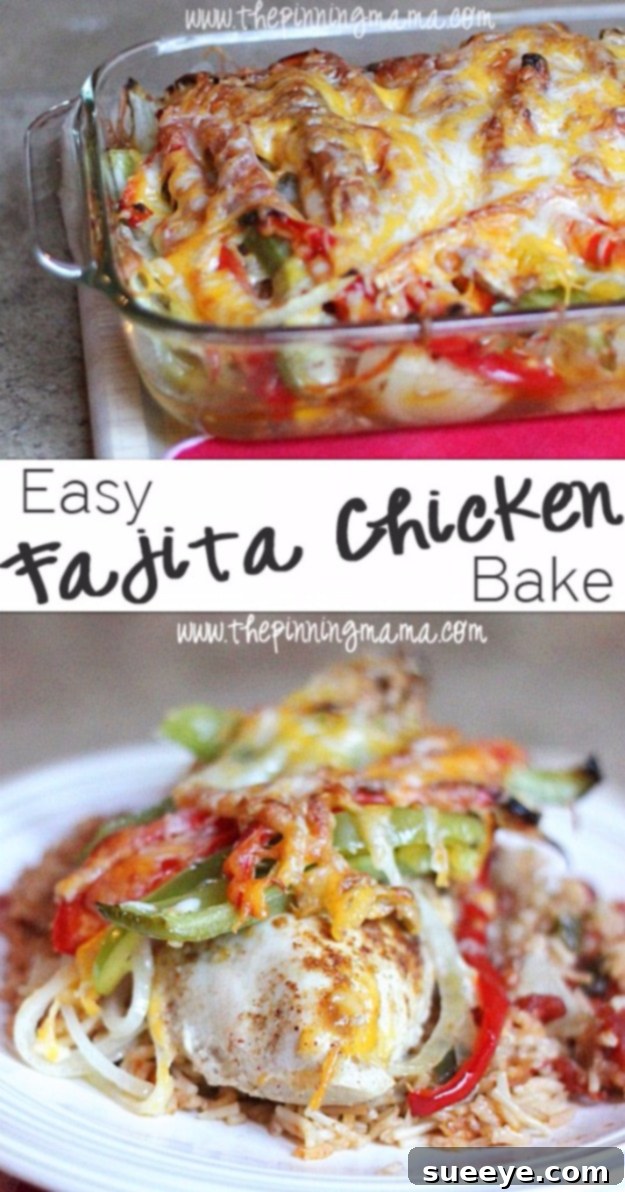 Easy Fajita Chicken Bake - Minimal Effort, Max Flavor Easy Fajita Chicken Bake - simple and flavorful one-pan meal