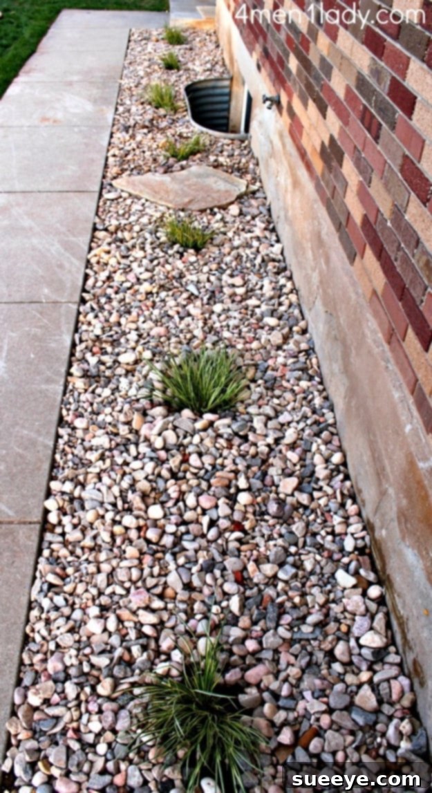 Easy Outdoor Landscaping - Budget Backyard Ideas Cost-effective outdoor landscaping with reused flagstone for a beautiful backyard