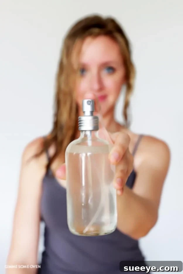 Homemade Sea Salt Hair Spray DIY Sea Salt Texturizing Hair Spray in a spray bottle
