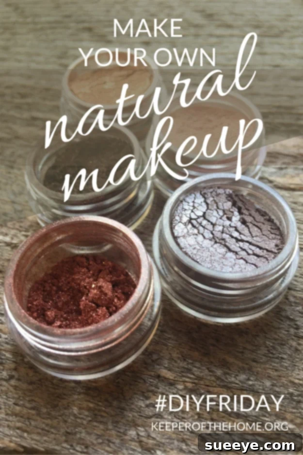 DIY Natural Makeup Recipes Ingredients for making your own natural makeup