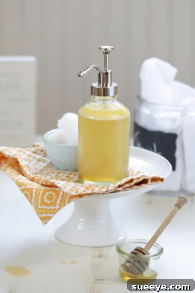 Homemade Honey Face Wash Tutorial Ingredients for a DIY Homemade Honey Face Wash