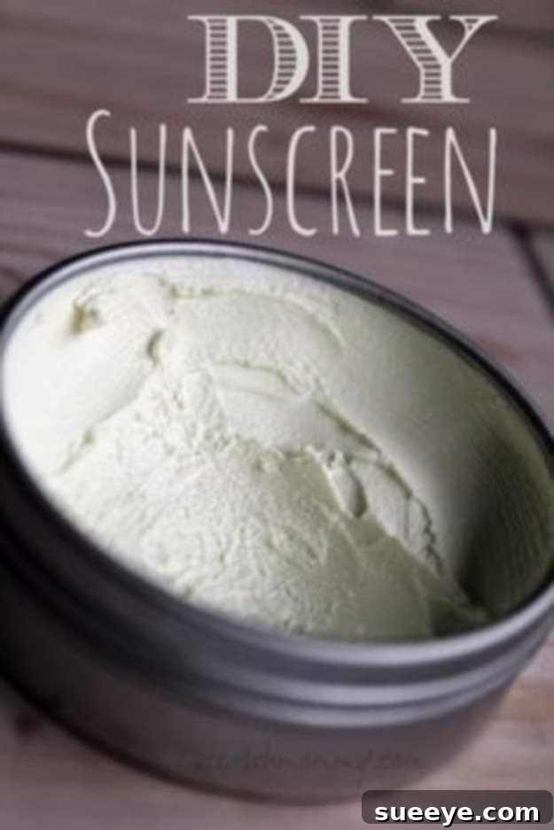 Homemade Natural Sunscreen Recipe DIY Sunscreen ingredients with zinc oxide