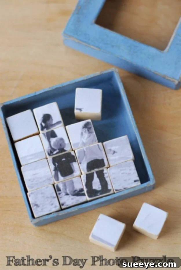 Photo Puzzle Gift: A fun and interactive way to share memories Personalized Photo Puzzle Gift ready to be assembled