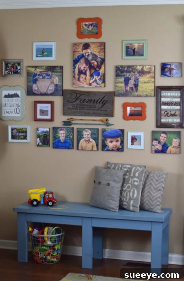 DIY Photo Canvas: Gallery-quality photo art for your home Beautiful DIY Photo Canvas art piece hanging on a wall