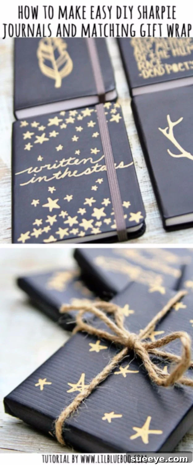 Easy DIY Sharpie Journals