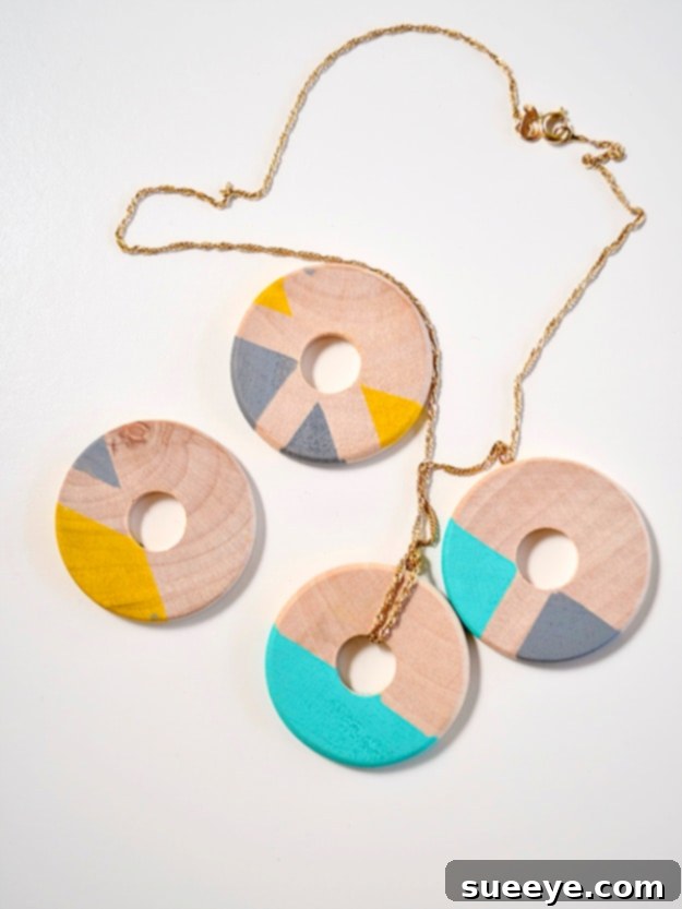 DIY Sharpie Wooden Jewelry