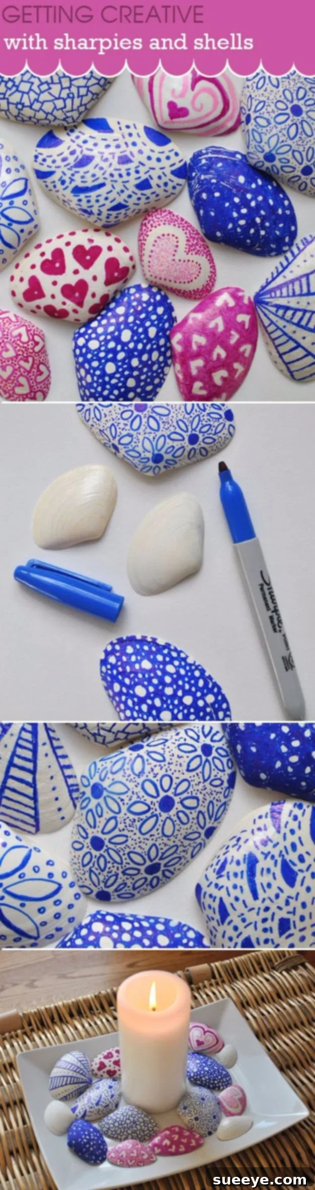 Sharpies and Shells Craft