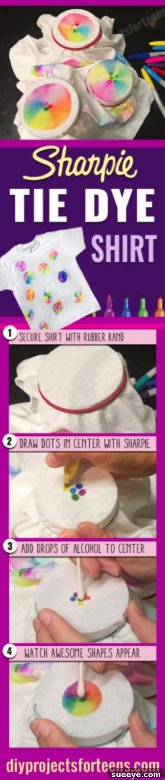 Sharpie Tie Dye T-Shirt craft
