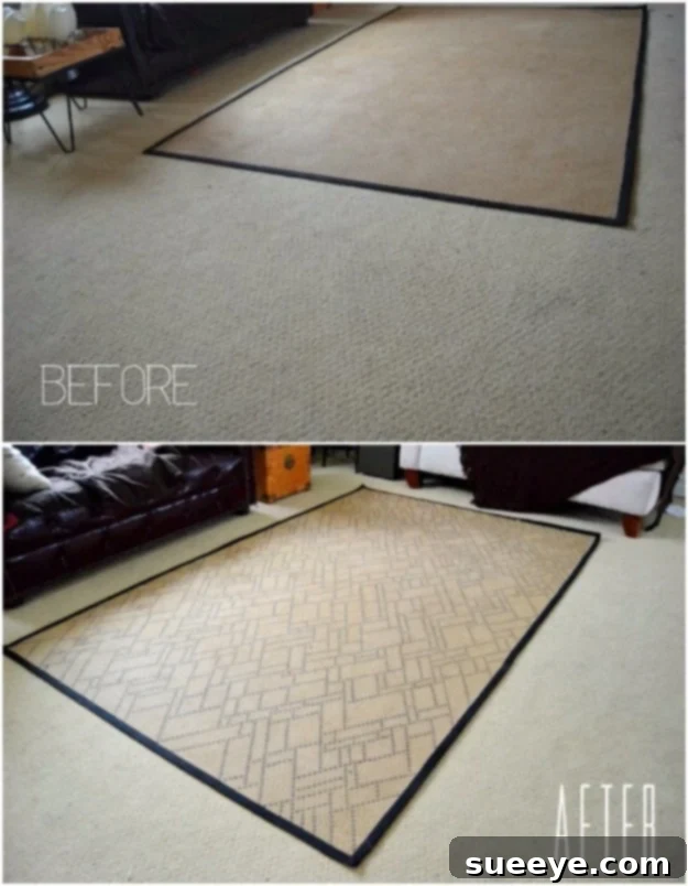 Custom Sharpie Rug design